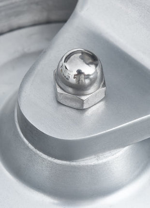 Hamburgerpersmachine Met 500 Scheidingsbladen 13 Cm Aluminium