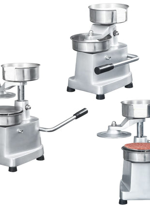 Hamburgerpersmachine Met 500 Scheidingsbladen 13 Cm Aluminium