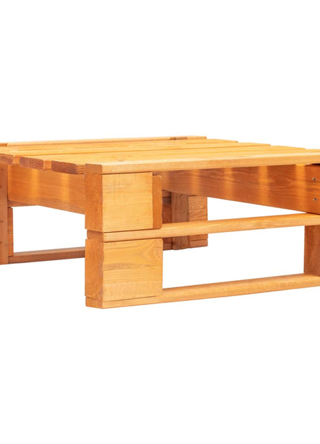 Tuinhocker pallet hout honingbruin