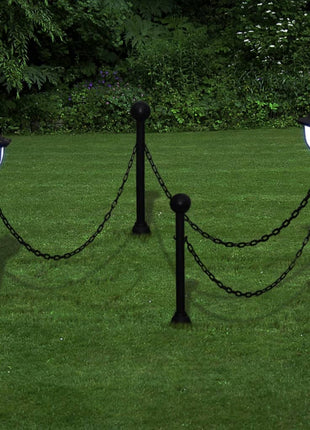 Solarlampen Met Hekwerk En Palen
