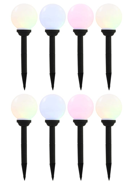 Solarlampen Led Rond 15 Cm Rgb