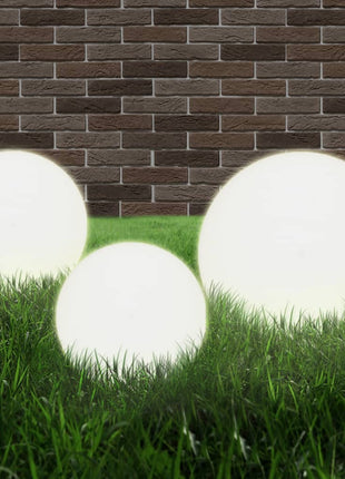 6-Delige Led-Bollampenset Rond 20/30/40 Cm Pmma