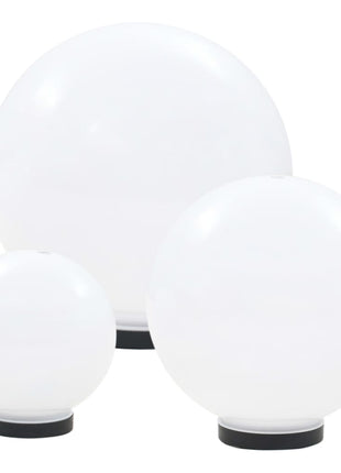 6-Delige Led-Bollampenset Rond 20/30/40 Cm Pmma