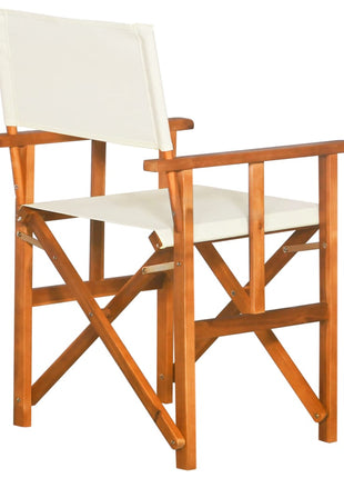Regisseursstoelen 2 st massief acaciahout