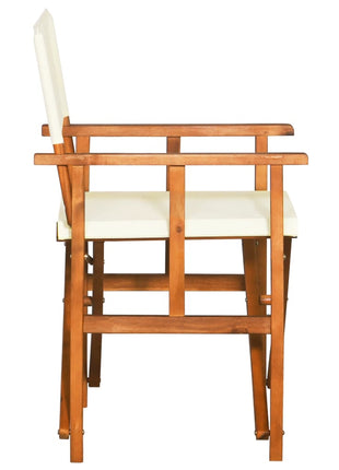 Regisseursstoelen 2 st massief acaciahout