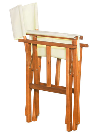 Regisseursstoelen 2 st massief acaciahout