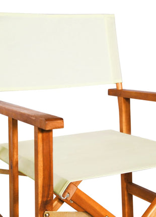 Regisseursstoelen 2 st massief acaciahout