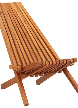 Loungestoelen inklapbaar 2 st massief acaciahout