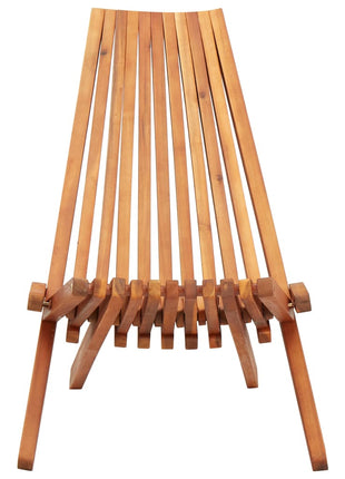 Loungestoelen inklapbaar 2 st massief acaciahout