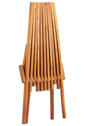 Loungestoelen inklapbaar 2 st massief acaciahout