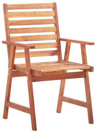 Tuinstoelen 2 st massief acaciahout
