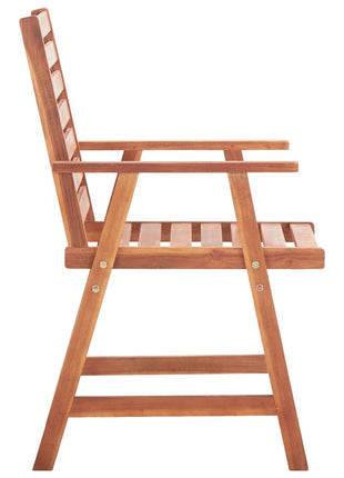 Tuinstoelen 2 st massief acaciahout