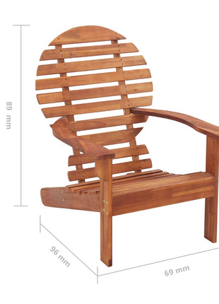 Stoel Adirondack massief acaciahout