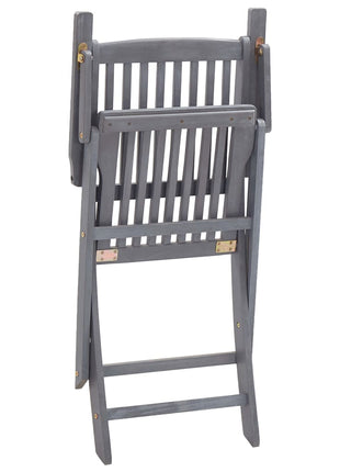 Tuinstoelen inklapbaar 2 st massief acaciahout
