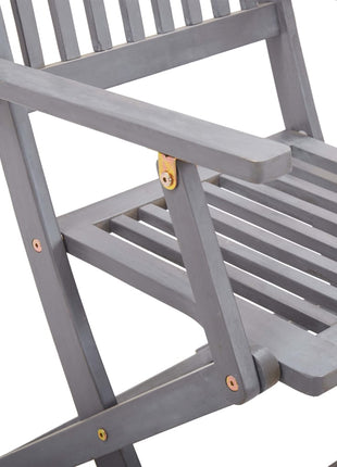 Tuinstoelen inklapbaar 2 st massief acaciahout