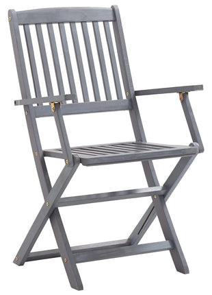 Tuinstoelen inklapbaar 4 st massief acaciahout