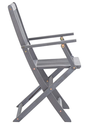 Tuinstoelen inklapbaar 4 st massief acaciahout