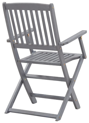 Tuinstoelen inklapbaar 4 st massief acaciahout