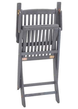 Tuinstoelen inklapbaar 4 st massief acaciahout