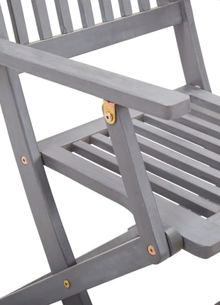 Tuinstoelen inklapbaar 4 st massief acaciahout