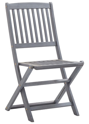 Tuinstoelen inklapbaar 2 st massief acaciahout