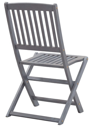 Tuinstoelen inklapbaar 2 st massief acaciahout