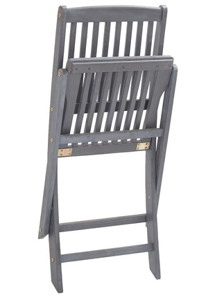 Tuinstoelen inklapbaar 2 st massief acaciahout