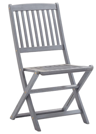 Tuinstoelen 4 st inklapbaar massief acaciahout