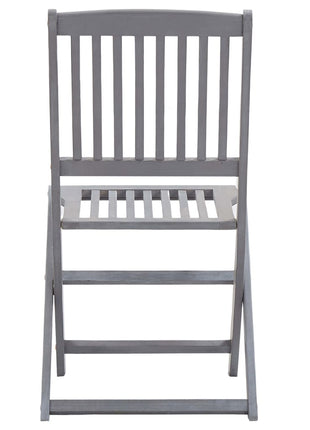 Tuinstoelen 4 st inklapbaar massief acaciahout