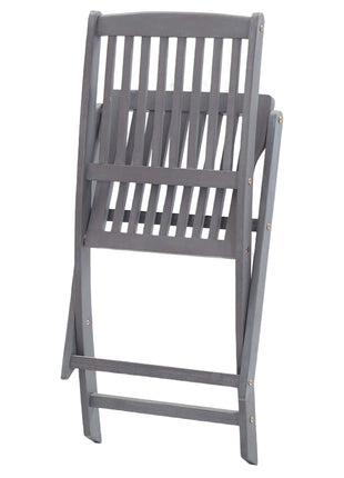 Tuinstoelen 4 st inklapbaar massief acaciahout