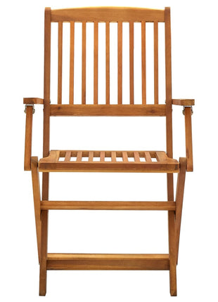 Tuinstoelen inklapbaar 4 st massief acaciahout