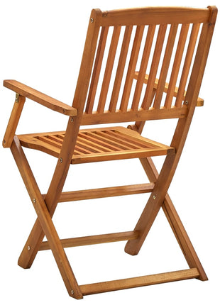 Tuinstoelen inklapbaar 4 st massief acaciahout