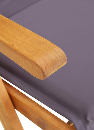 Tuinstoelen 2 st verstelbaar massief acaciahout bruin