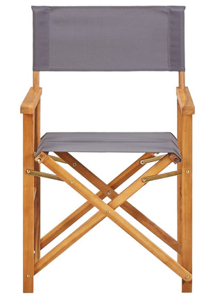 Regisseursstoelen 2 st massief acaciahout