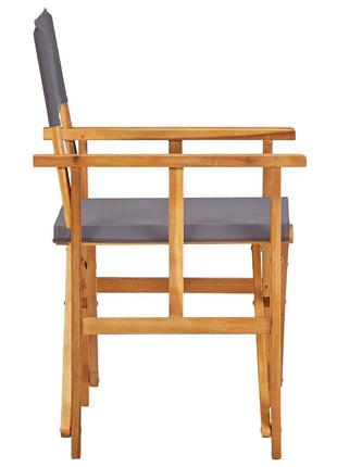 Regisseursstoelen 2 st massief acaciahout