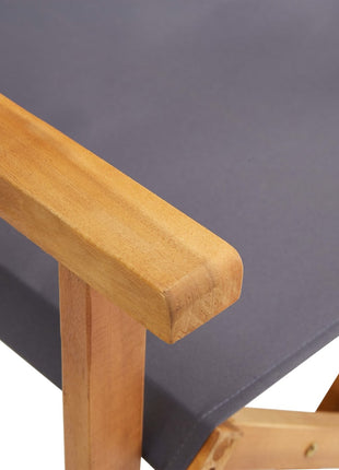 Regisseursstoelen 2 st massief acaciahout