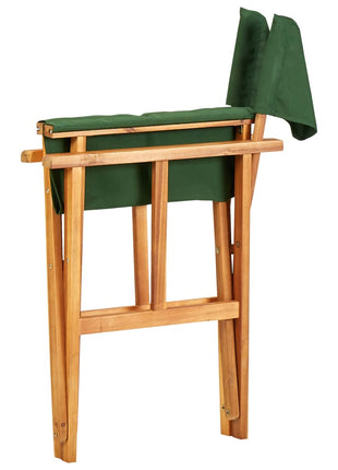 Regisseursstoelen 2 st massief acaciahout groen