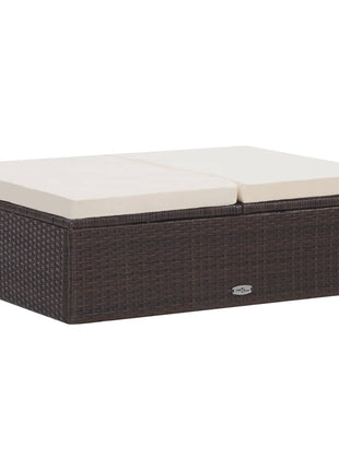 Loungeset Met Kussens Poly Rattan