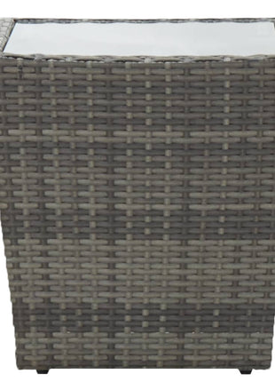 Theetafel 41,5X41,5X43 Cm Poly Rattan En Gehard