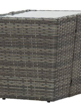 Theetafel 41,5X41,5X43 Cm Poly Rattan En Gehard
