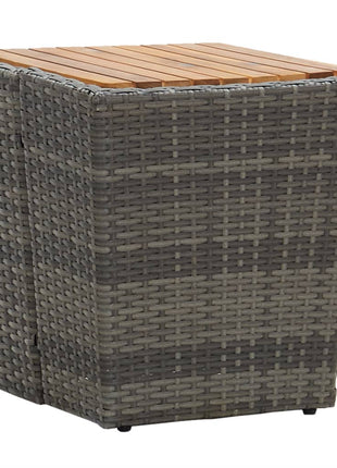 Theetafel 41,5X41,5X43 Cm Poly Rattan En Gehard
