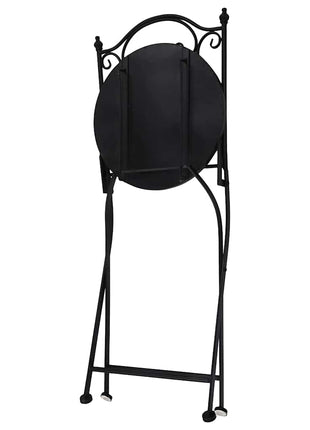 Bistrostoelen mozaïek 2 st keramiek bruin