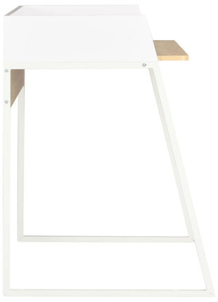 Bureau 90X60X88 Cm En Eikenkleurig
