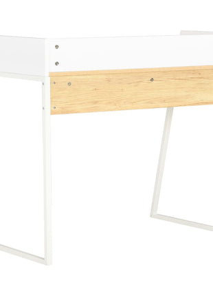 Bureau 90X60X88 Cm En Eikenkleurig