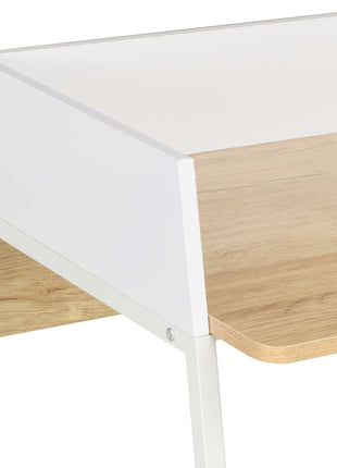 Bureau 90X60X88 Cm En Eikenkleurig