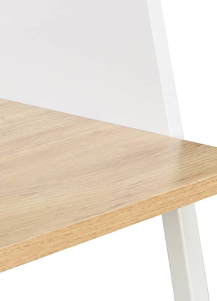 Bureau 90X60X88 Cm En Eikenkleurig