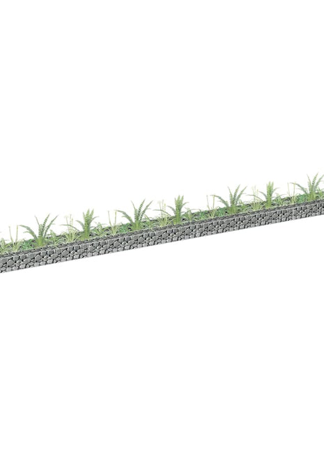 Gabion plantenbak verhoogd 360x30x10 cm gegalvaniseerd staal