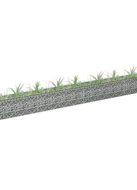 Gabion plantenbak verhoogd 360x30x30 cm gegalvaniseerd staal