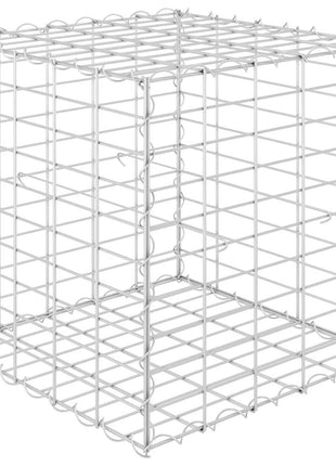 Gabion plantenbak verhoogd kubus 50x50x50 cm staaldraad