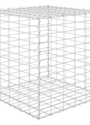 Gabion plantenbak verhoogd kubus 60x60x60 cm staaldraad